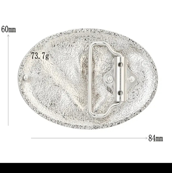 New unique moth bug insect Silver Belt buckle main image 5
